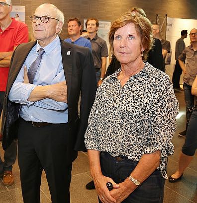 Marion Gruber beim Alumni Treffen in der Uni Ulm