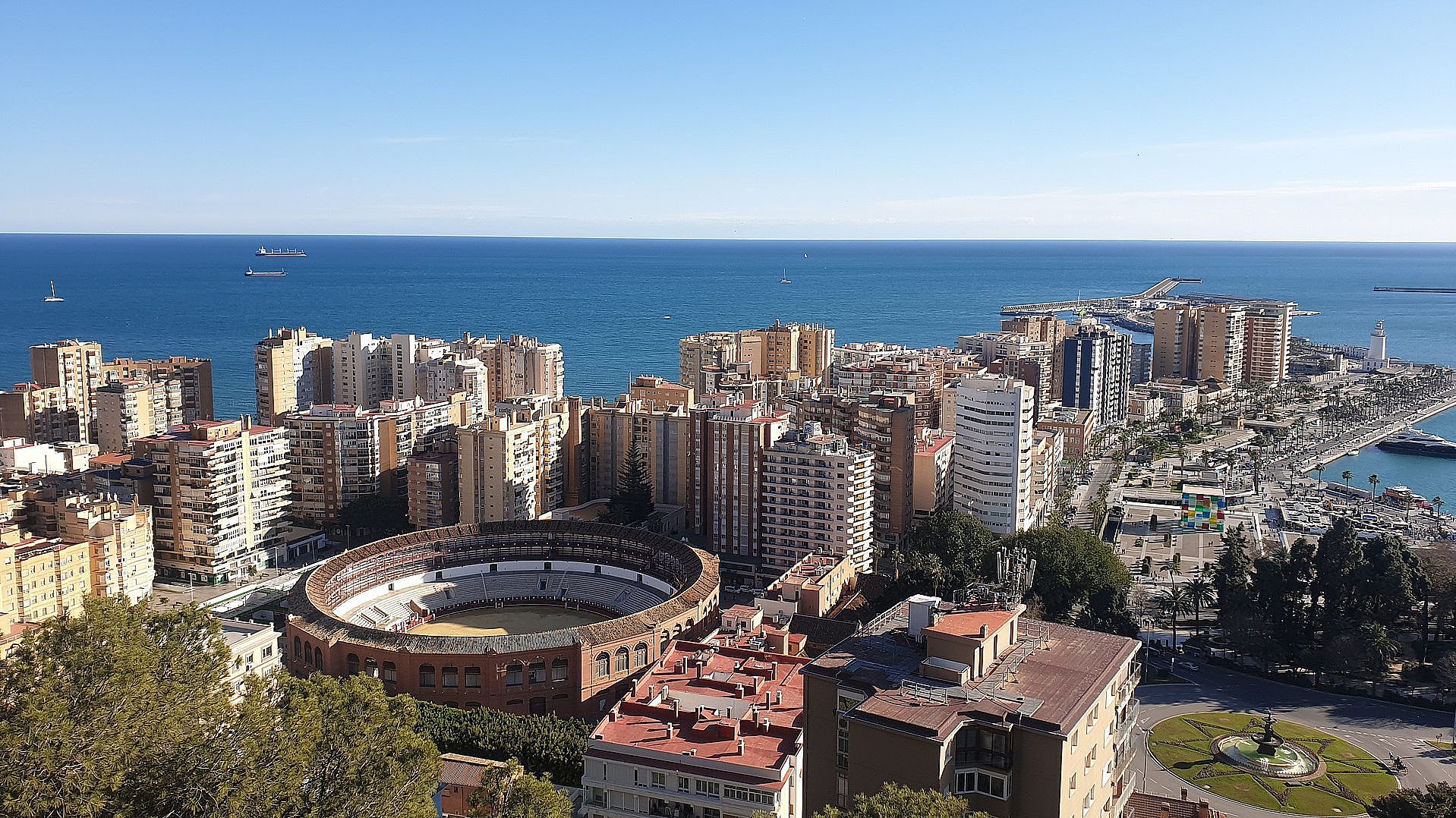 Blick über Malaga, Auslandsaustausch CSE im Master