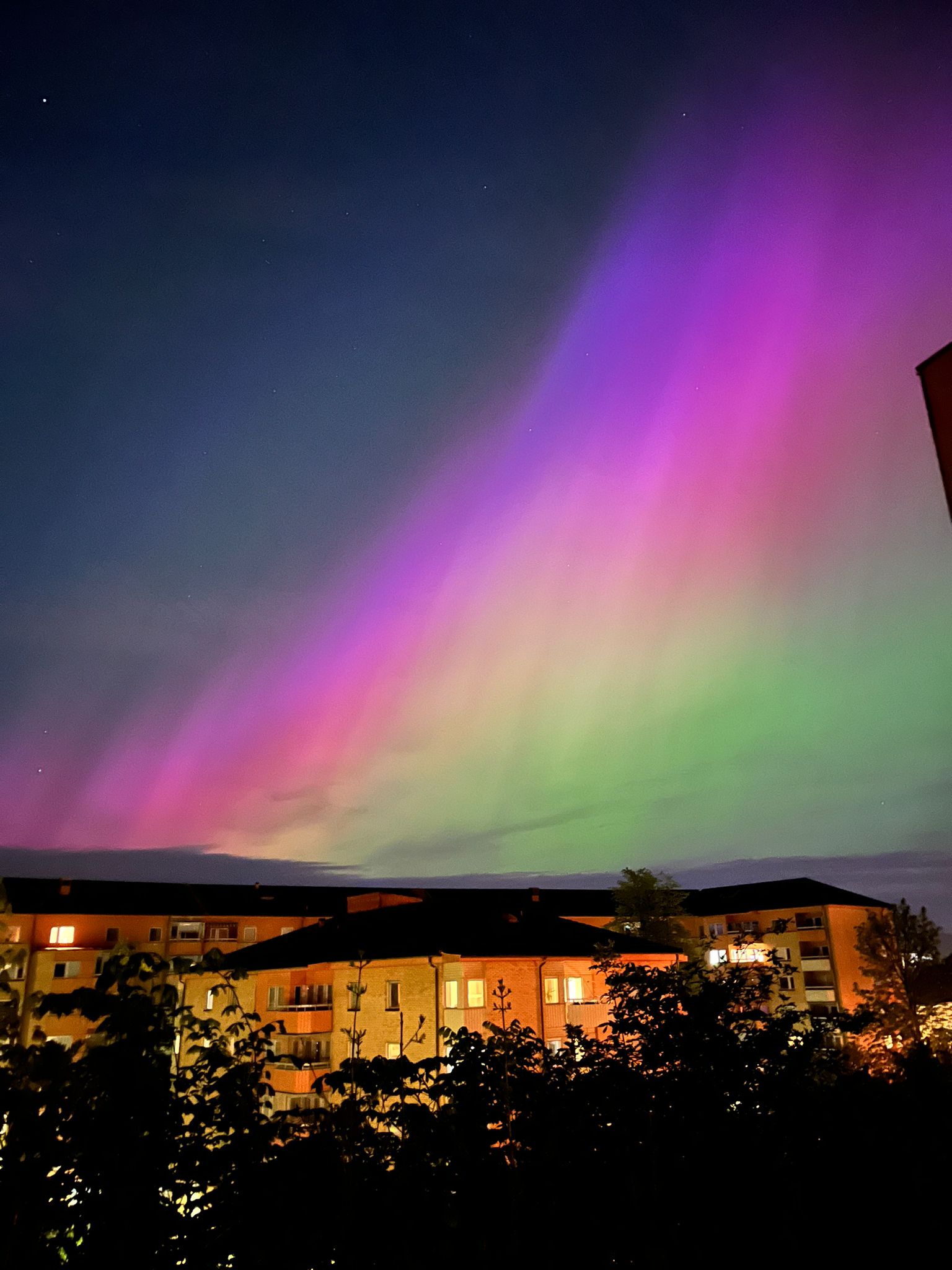 Polarlichter in Göteborg