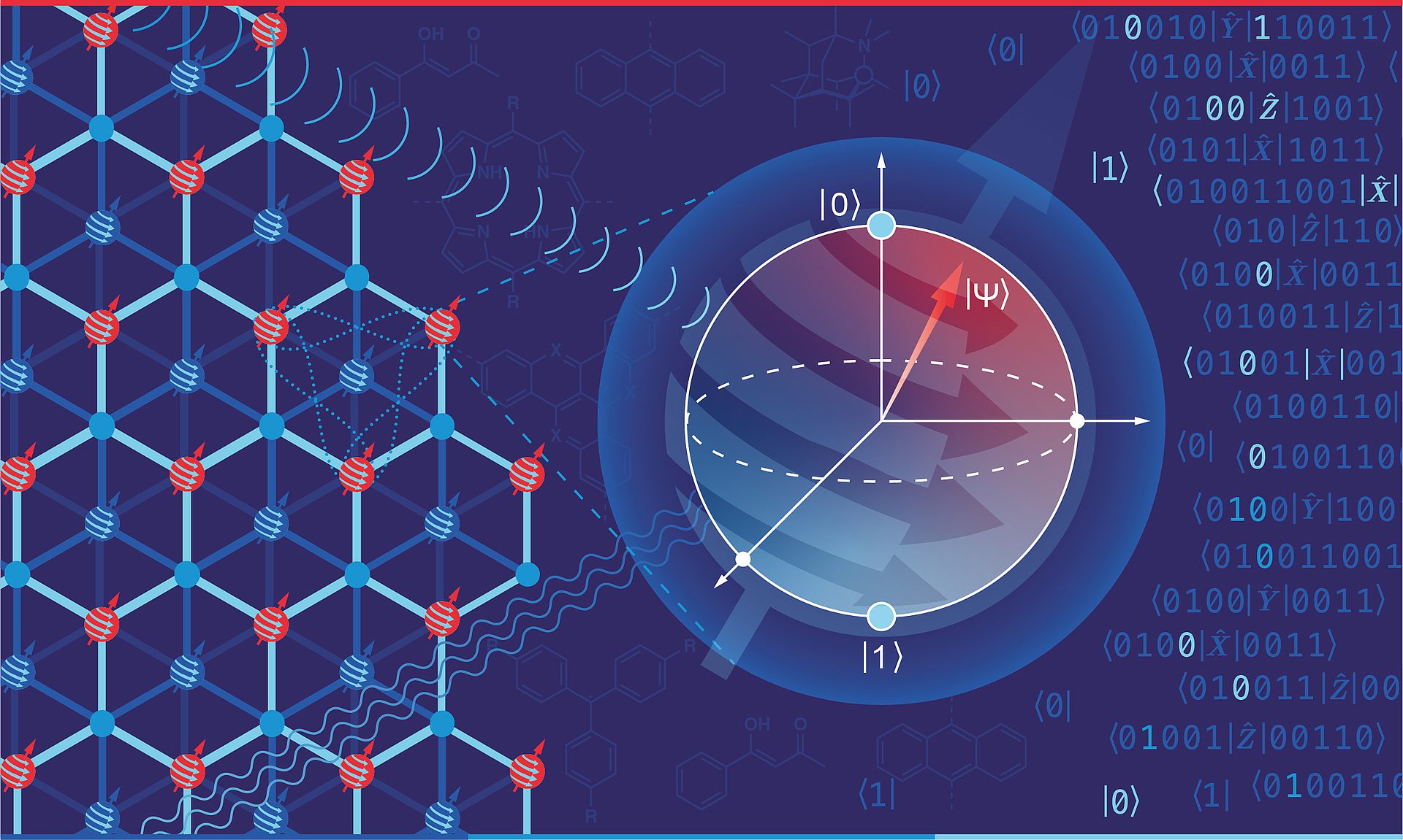 stilisiertes Bild Quantenforschung